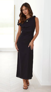 Simone Maxi Dress - Black