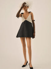 Pearly Bow Mini Dress