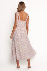 Hayden Maxi Dress - Purple Floral