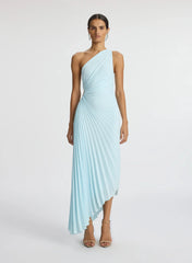 Delfina Matte Pleated Dress